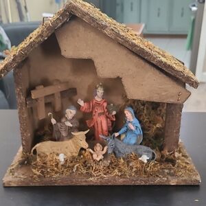 Vintage Italian Nativity Scene Set
